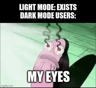 Dark mode users reacting to the Astro Blog template